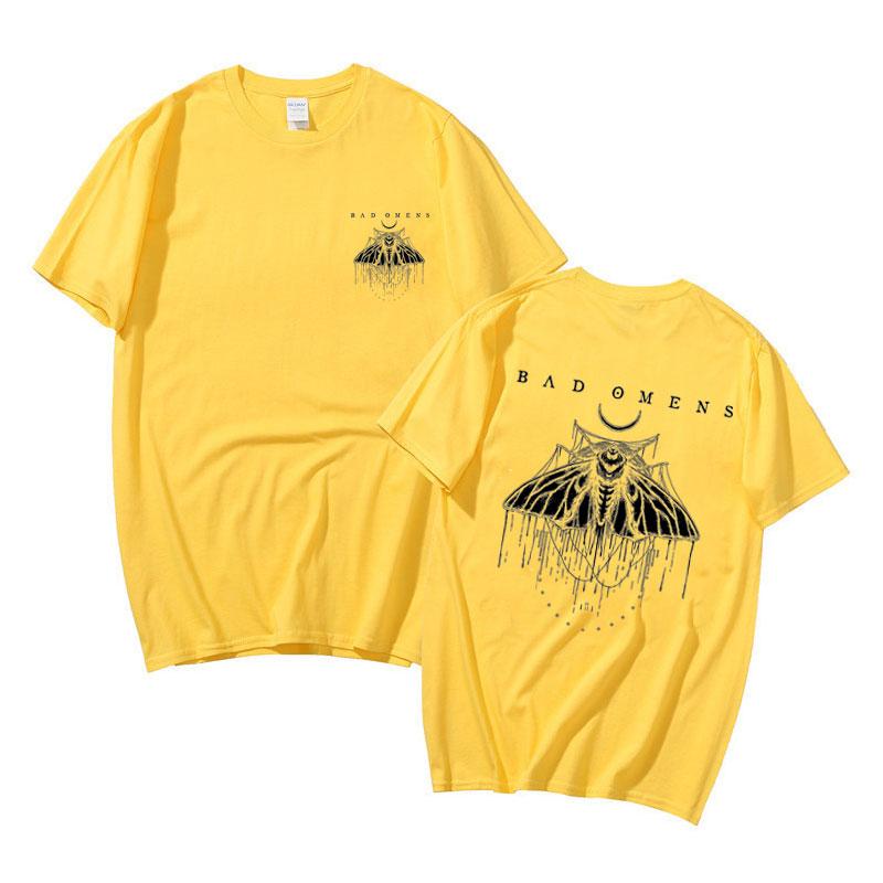 Bad Omens Band Grafická trička Krátký rukáv Párová Rock Punk Gotický Streetwear Pánské Topy Tričko Pánské Vintage Oversized Trička