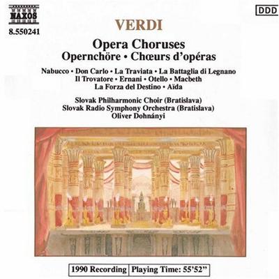 CD G. VERDI - Verdi:Opera Choruses  8550241 Naxos 1990 Europe Classical Used