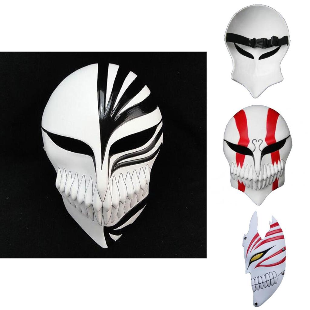 Bleach Anime Hollow Character Mask With Resin Construction For Halloween Cosplay And Themed Events