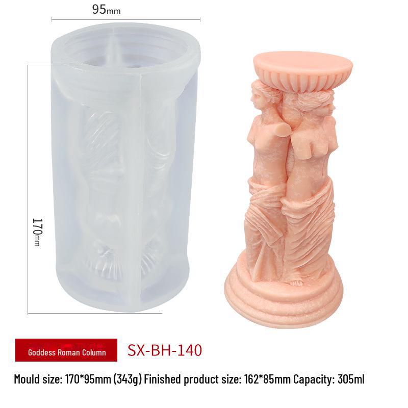 

Форма для ароматерапевтической свечи Sanxin - европейский ретро-стиль