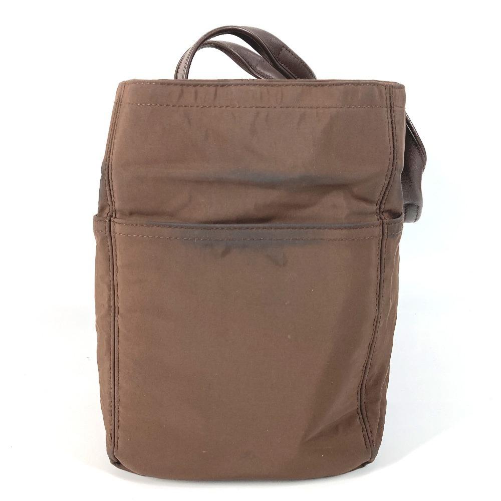 HERMES Tote Bag Hand Bag Brown