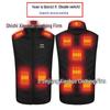 Men's Dual Control USB Heated Vest - 11 Zone, 3 Temperature Settings for Winter