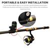 Sound Bell Alert Fish Bite Alert LED Light Indicator Fishing Rod Buzzer Fishing Indicator  Night