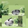 Wutuo Non-stick Stainless Steel Stir-fry Wok