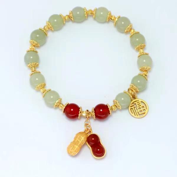Douyin Style Hetian Jade Bracelet: Niche Design Gift for Girlfriend