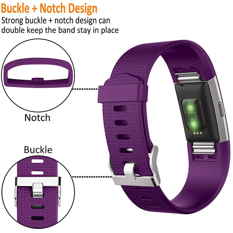 Fitbit Charge 2 Checkered Silicone Replacement Strap