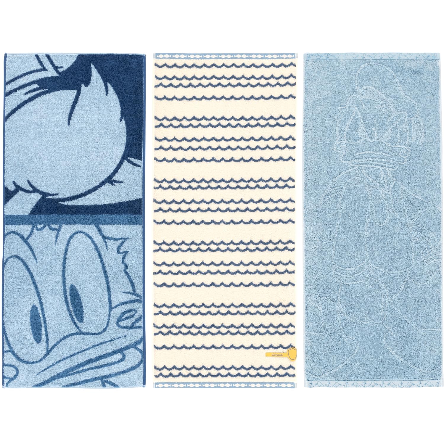 

Полотенце Лаборатория Дисней Лицо Дональда Подарок [Персонаж Диснея] #современные Полотенца, Утка, Набор из 3 штук, Пушистый, Быстро впитывающий, 100% хлопок, Не образует катышков,