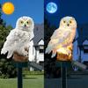Lumières Solaires Extérieures Lampes de Jardin LED Hibou Alimentées par l'Énergie Solaire Lampes Pelouse Animal Hibou Lampe Solaire Étanche pour Décoration de Noël