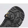Summer Men’s Sandals Outdoor Sports Anti-collision Men's Shoes Soft Rubber Lightweight Hiking Shoes Flat Black Flip-flops