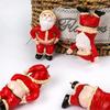 Resin Santa Bare Butt Pendant Christmas Tree Ornaments Navidad 2025 New Year Home Party Decoration Naked Santa Hanging Gift Toy