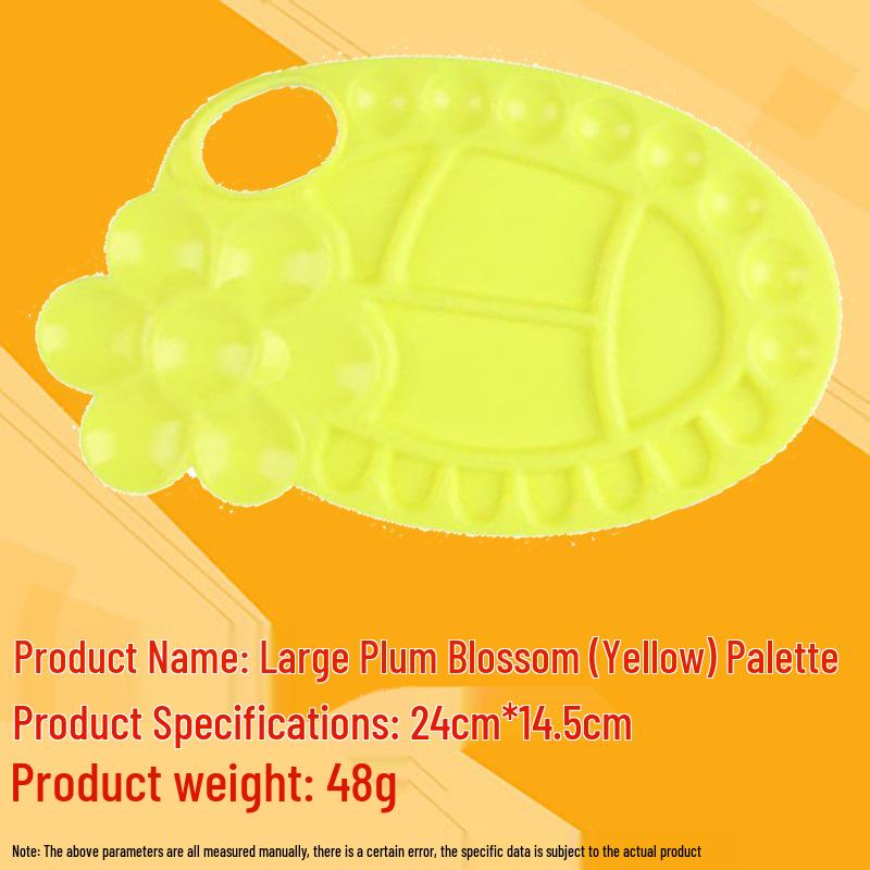 Children's Plastic Color Mixing Palette for Gouache Paints