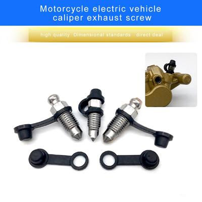 Parafuso de sangria de freio universal Niple Multisize Auto Car Motorcycle Brake Pump Pinça de sangria Parafuso para Kawasaki Suzuki Honda