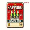 Metal Tin Sign Vintage Saboro Beer Poster 8x12 Wall Decor Man Cave Pub Bar Gift
