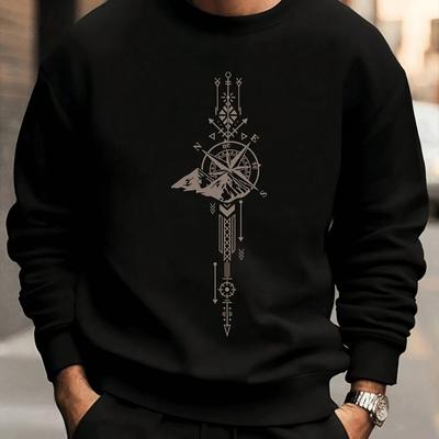 Crew Neck Sweatshirt, Great for Weekend Outing