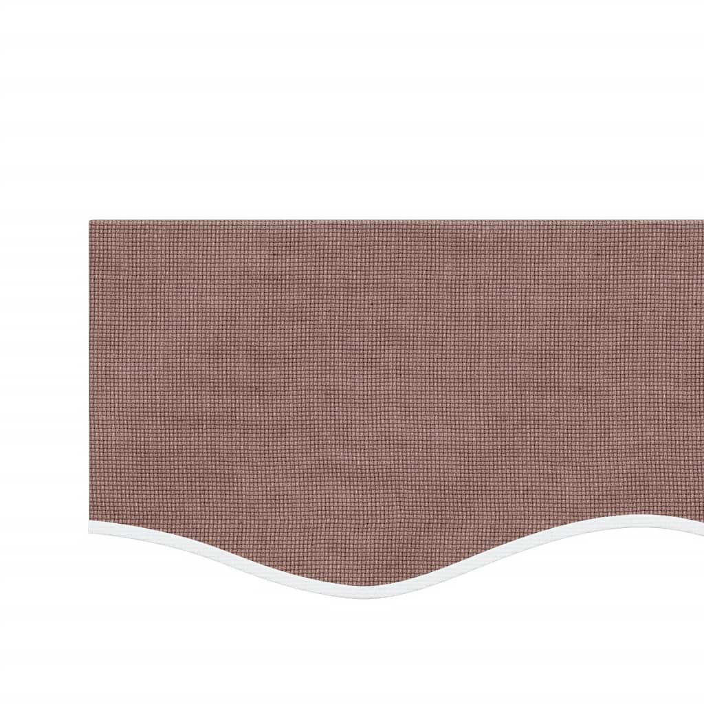Vidaxl Awning Valance, Brown Stripes, 3 M
