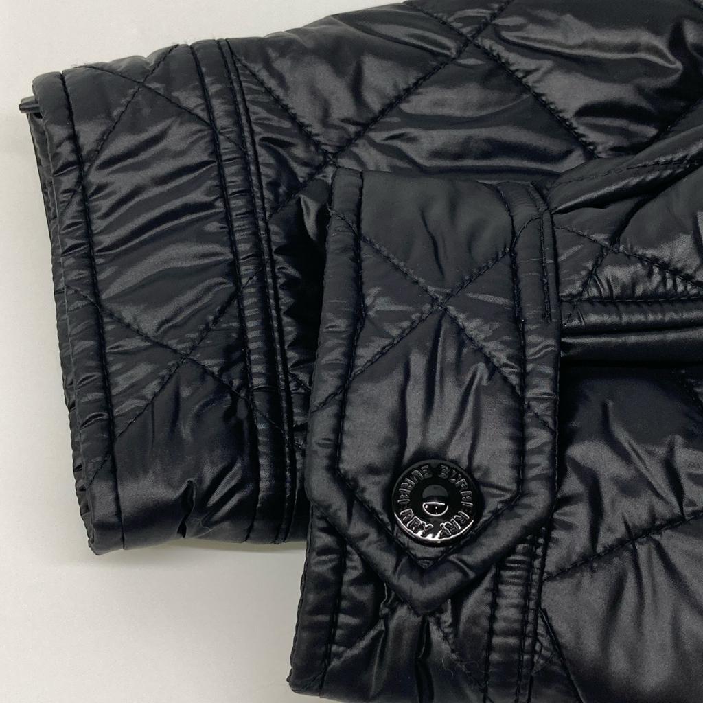 Burberry 8036819 Black X Beige Wool X Nylon Quilted Jacket Jacket XL Black / beigeUsed