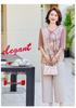 Mom's Stylish 2026 Chinese-Style Short-Sleeve Two-Piece Set for 50+ Women