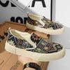 2026 Spring Summer New Men's Women's Trendy Slip-On Breathable Soft Bottom Casual Canvas Shoes Couple Style Rubber Sneakers