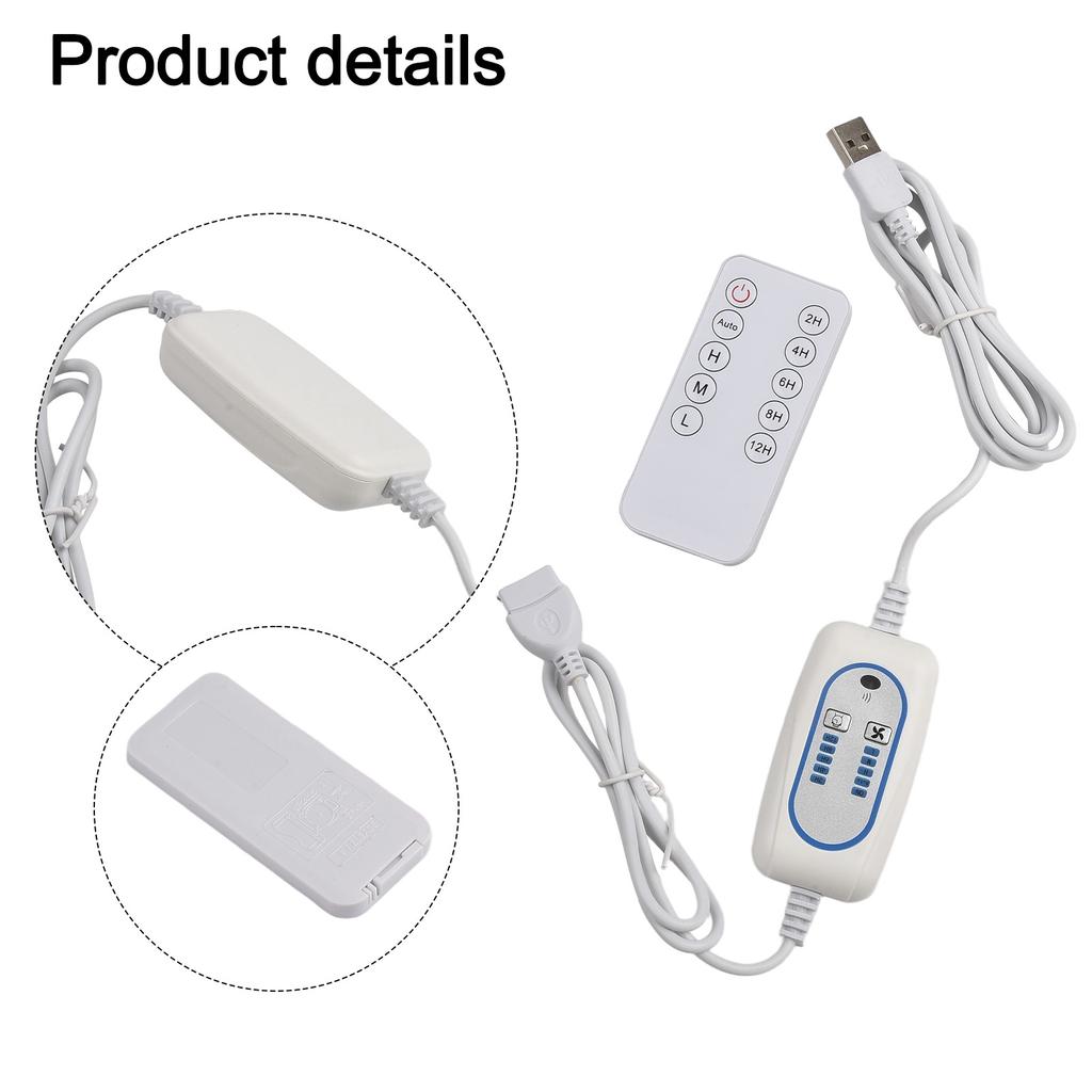 Remote Control For USB Extension Cable with 4 Speed Settings for For USB Devices Perfect for Fans and LED Lights