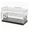 1:64 Toy Car Garage Acrylic Protective Cover Twotier Parking