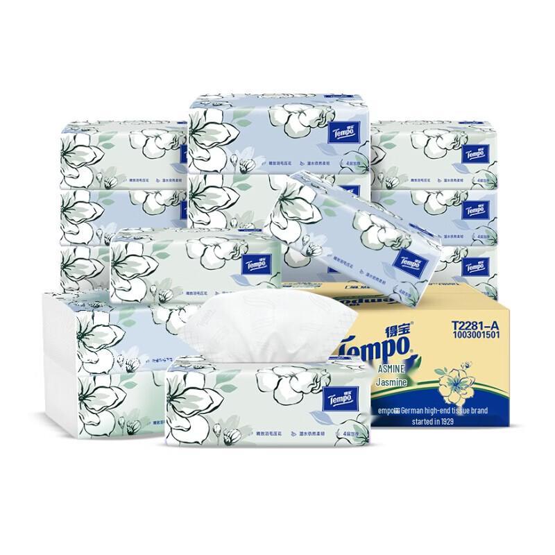 Tempo Jasmine Scent 4-Ply Facial Tissues