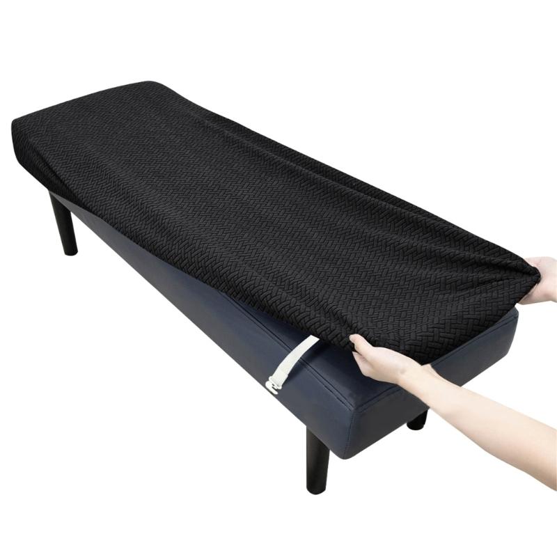 Machine Washable Benches Chair Covers Tear Resistant elasticitys Design Fit Up To 140cm For Living Room Office Use