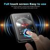 MP3 Player with Bluetooth, Full Touch Screen Music Player with Speaker and Micro SD Card Slot, 64GB Audio Player, FM Radio, Voice Recorder,