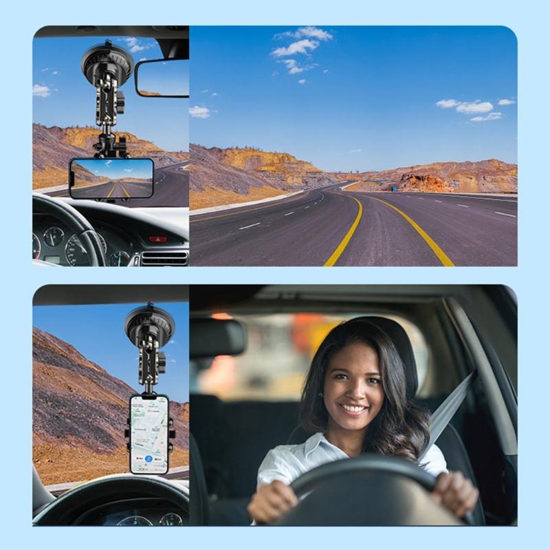 Universal Phone Mount for Car Center Console Stack Super Adsorption Holder On-board Suck Support Clamp Bracket Hand-Free