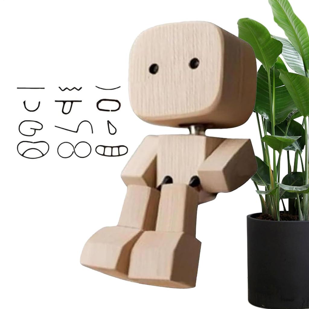 Parlayildiz Autoanhänger | Schwingende Holzpuppen-Dekoration - Bewegliche Gelenkige Holz-Autozubehör