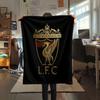 Liverpool Mintás Flanell Takaró, puha dobás hálószobába, kanapéra, mosható, fociszurkolói ajándéktárgy, nagyszerű ajándék.