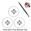 3 Pcs Food Grade Home Brew Keg Seal O Ring,High Quality Silicone O-ring for Keg Lid Replacement Set,white o ring,Bar Accessories