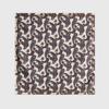 Womens Silk Wool Square Scarf Double-sided Print Elegant Shawl Winter Warmth Sun Protection