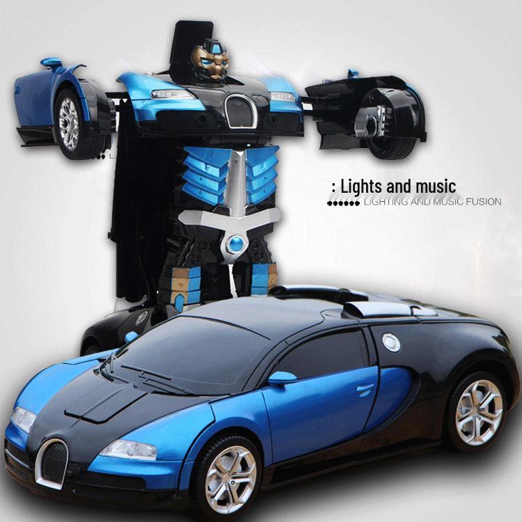 1:12 Remote Control Gesture Sensing Transforming Car Toy - 677 Transforming Robot