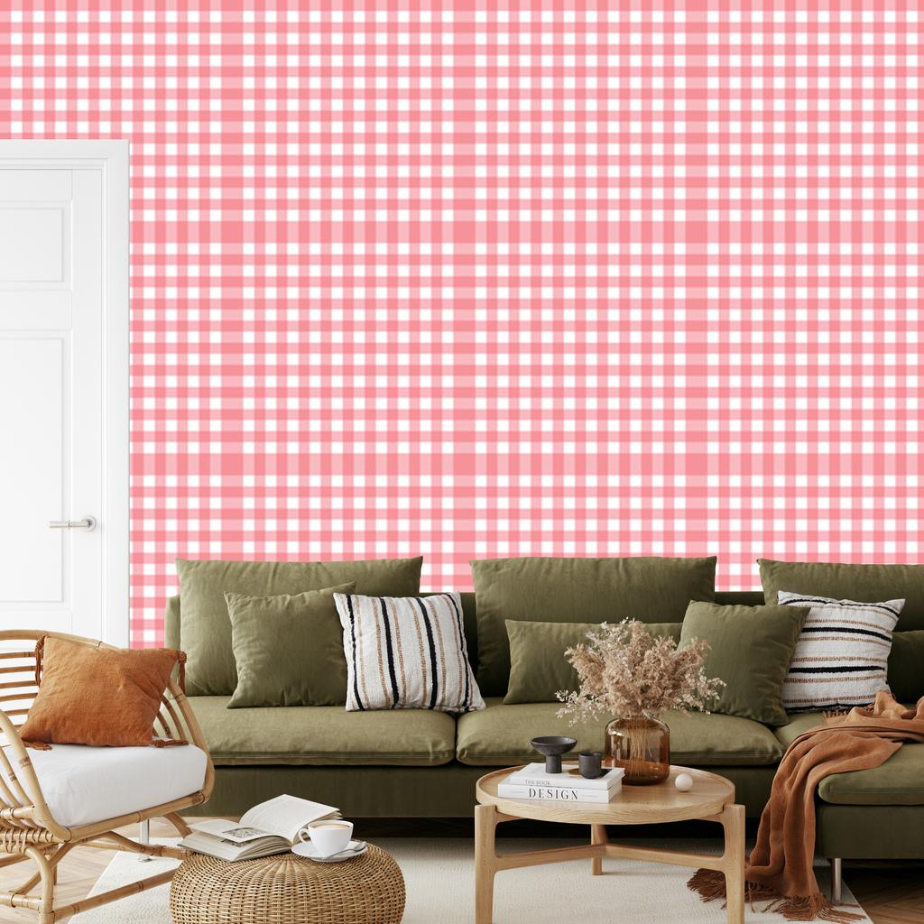 Wallpaper Fabric Pattern Coral, Coral Background for Living Room and Bedroom 50x1000