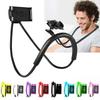 Universal Cell Phone Holder Extendable Neck Hanging Selfie Stick Rack Adjustable 360° Degrees Free Rotating Mount Holder Stand