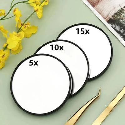 Magnification Mirror with Suction Cup Blackhead Magnifying Mirror for Bathroom Portable Makeup Round Mirror