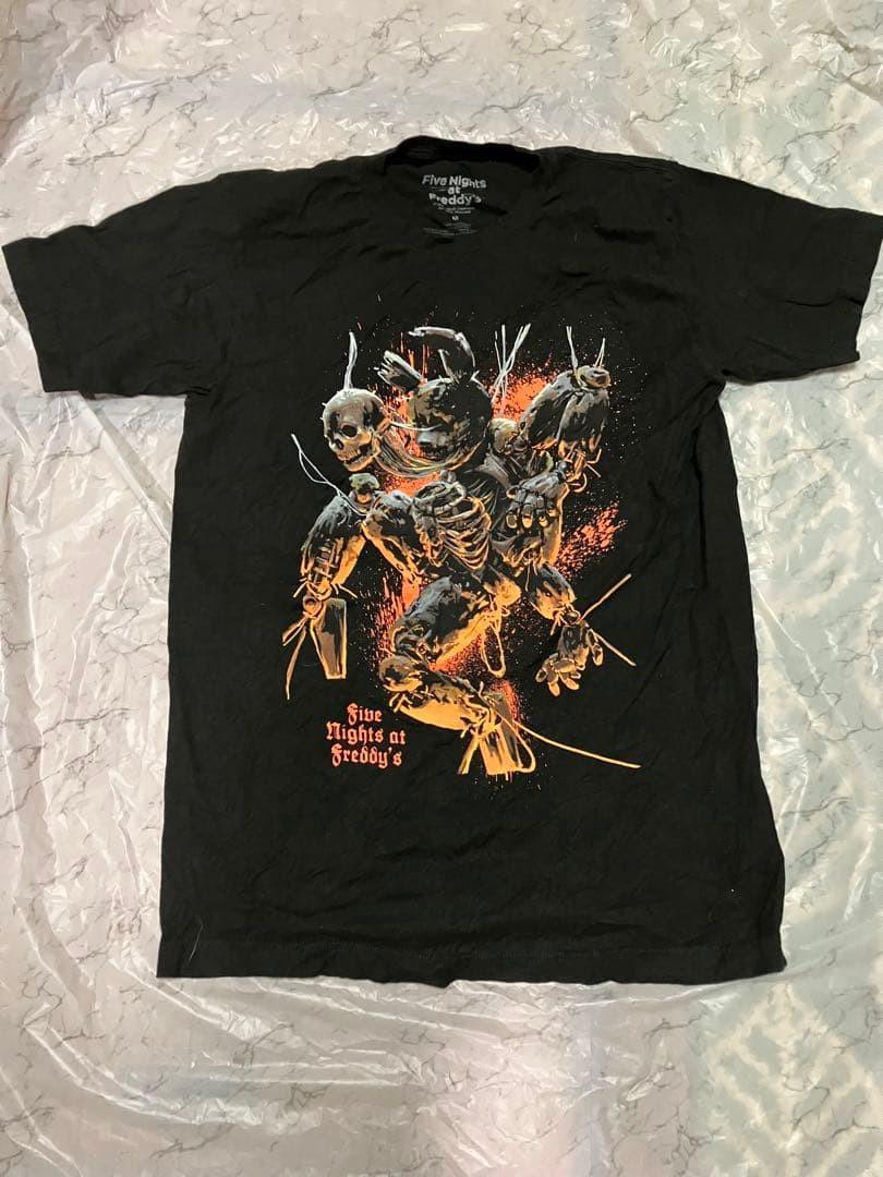 Five Nights at Freddy s T-shirt Black M XXL
