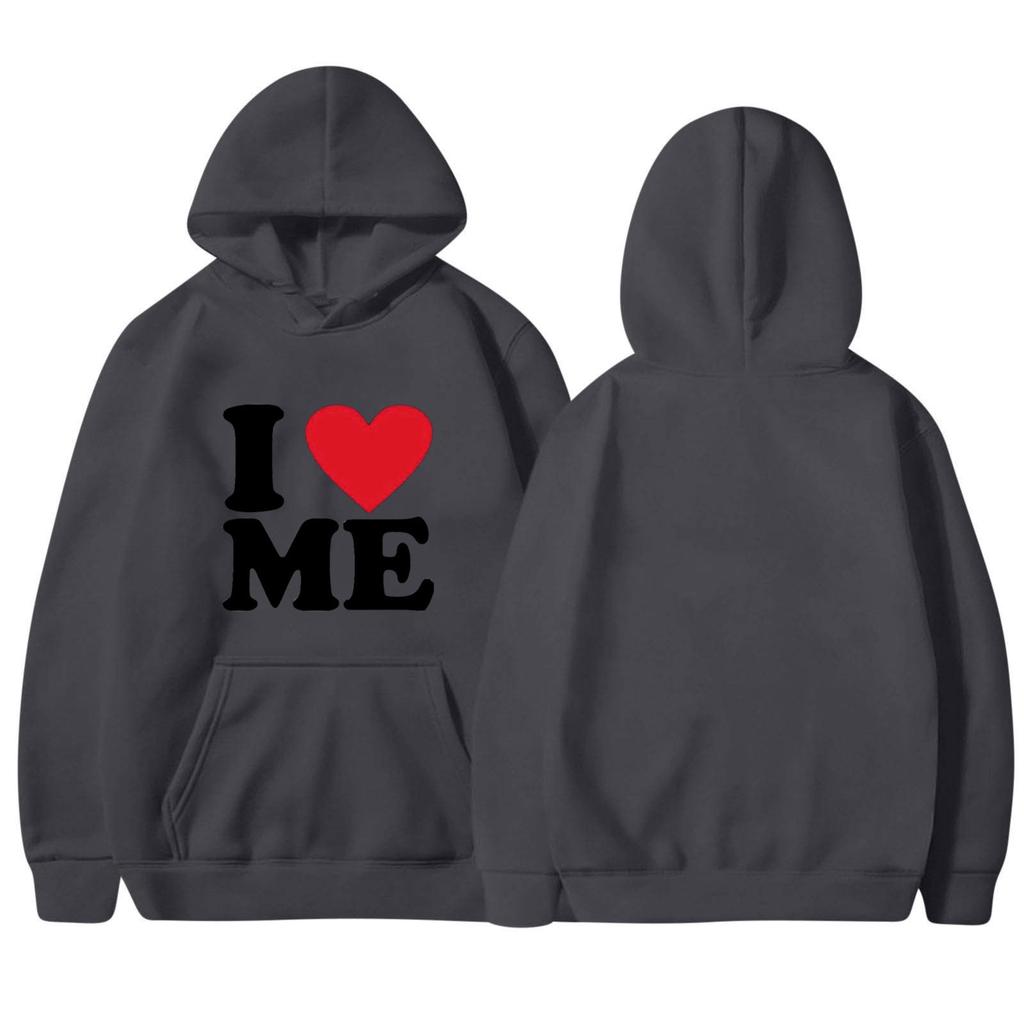 I LOVE MY GIRLFRIEND I Love My Boyfriend Love Casual Loose Pullover Hooded Sweater