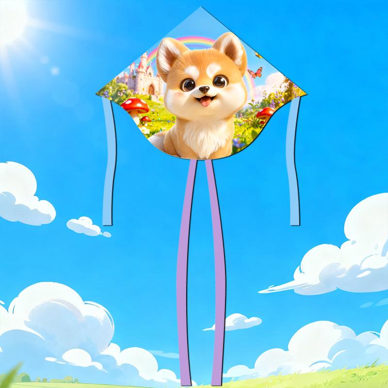 Cartoon Dog & Kitten Animal Kite