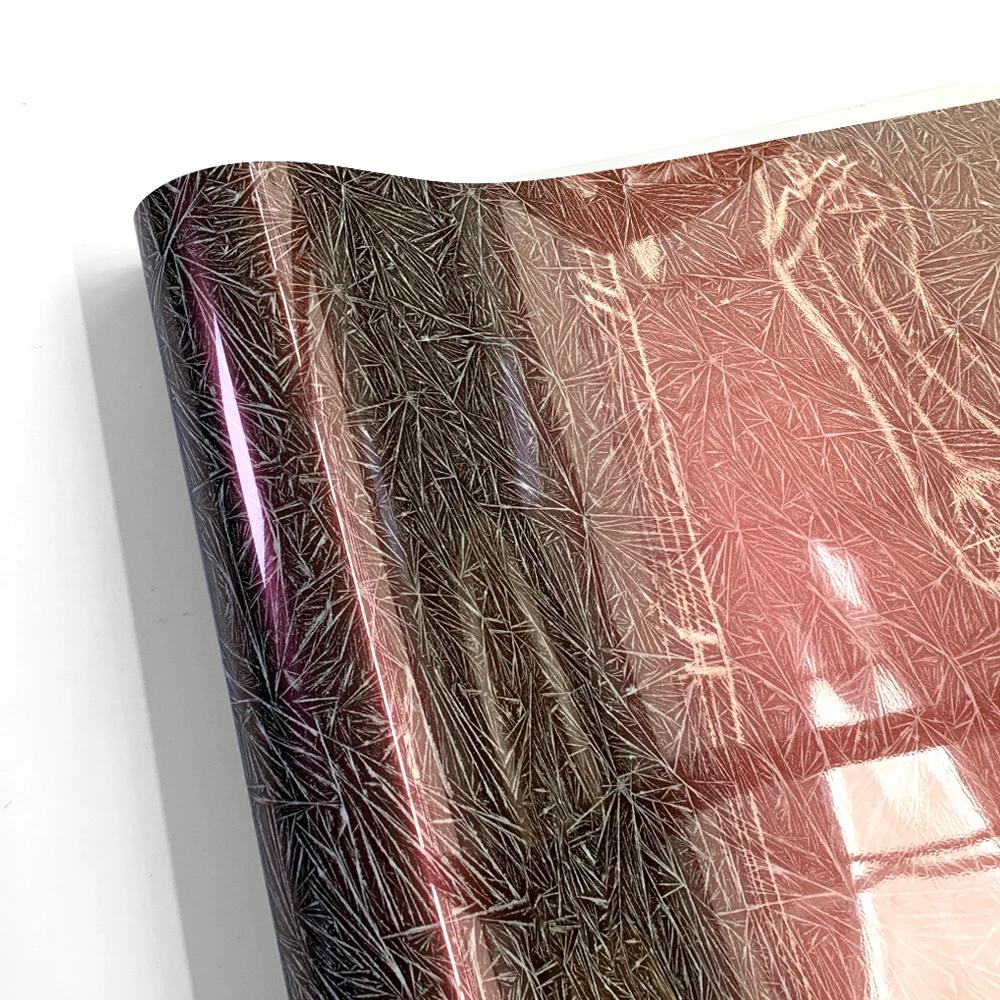 PVC Wrap Vinyl Car Stickers Ice Crack Texture Car Wrap Vinyl Full Body Whole Roll Film Wrapping Auto Body Films Sticker Adhesive