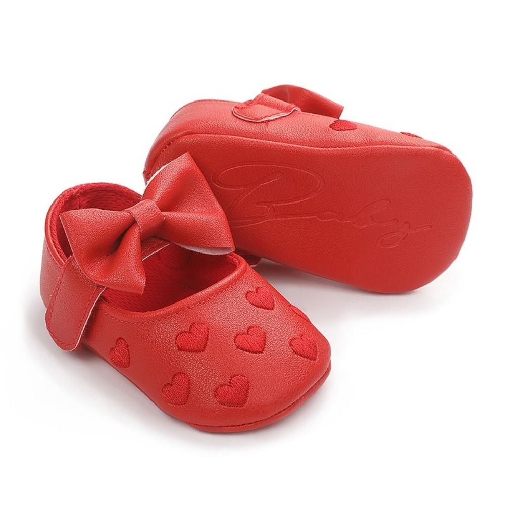Cute Appearance Toddler Shoes Love Bow Newborn  First Walkers Cute Crib Shoes  First Steps