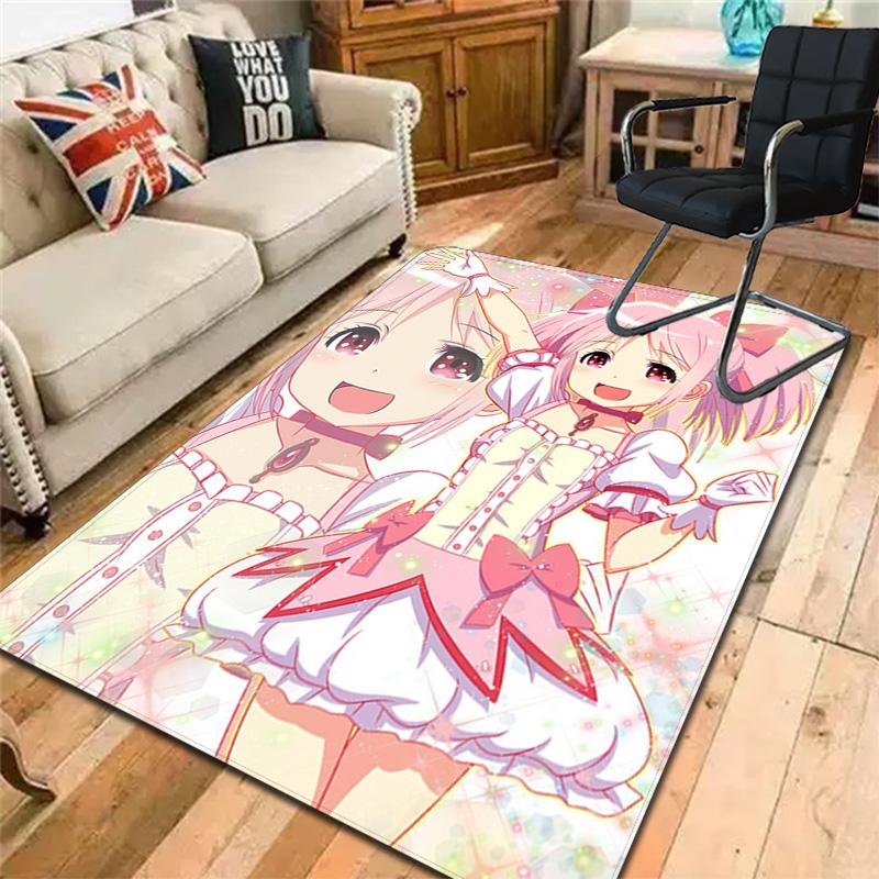 Kaname Madoka Rug Floor Mat for Living Room or Bedroom Soft and Comfortable Carpet a Gift for Birthday and Holiday.NFF0928474