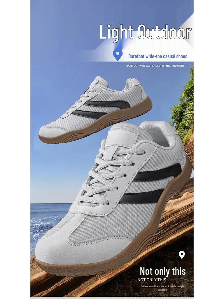 2026 Spring/Summer Men's Wide Toe Non-slip Casual Sports Shoes with Soft Sole
