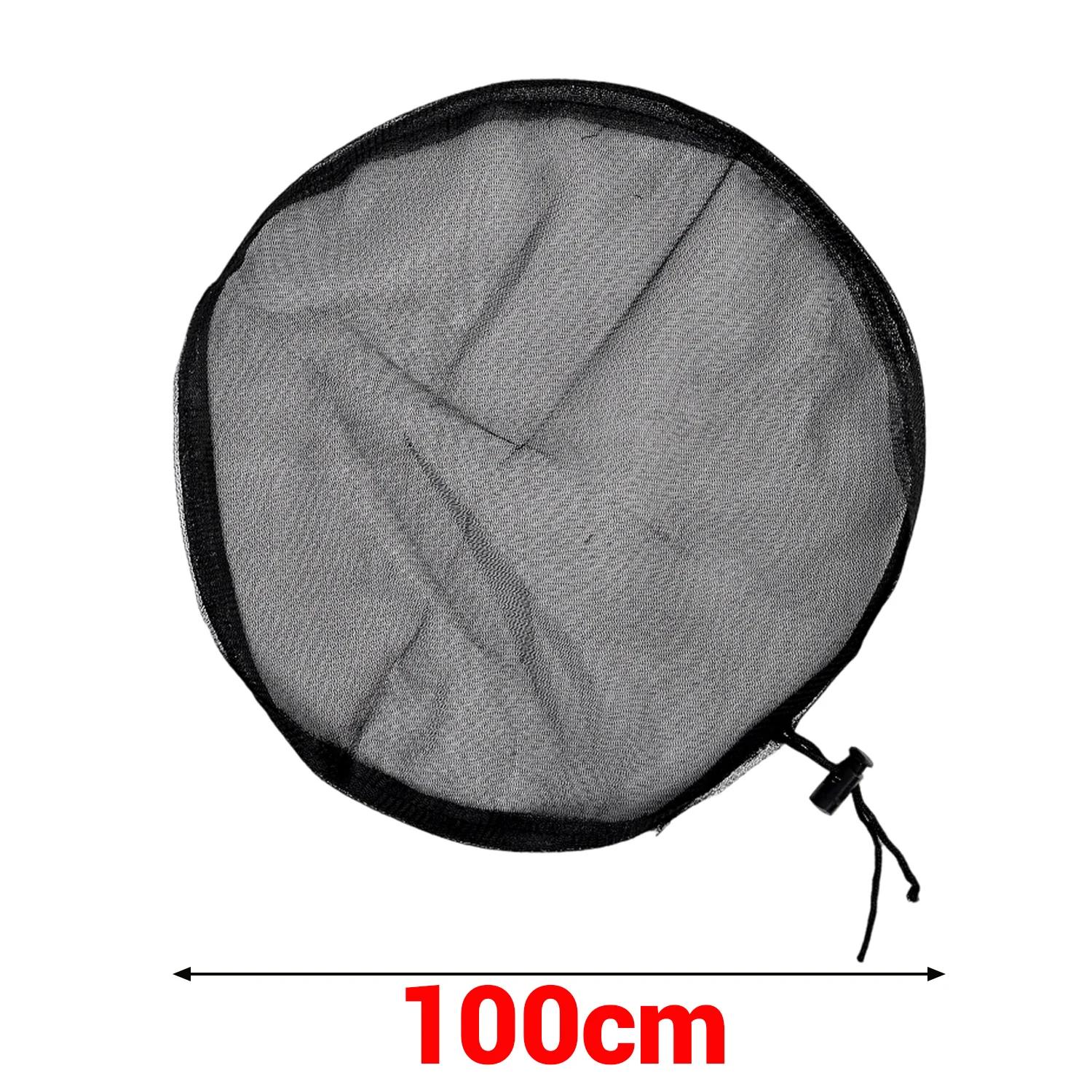 

Сетка-крышка для ведра с водой для улицы, экран для дождевых бочек, сетка для защиты от насекомых, сетка для ведра для сбора дождевой воды со шнурком 1PC