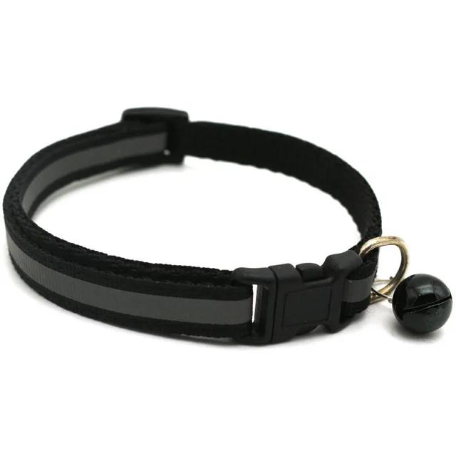

1pc Reflective Collar Pet Bell Collar Adjustable Size Suitable For Cats And Dogs Small Pet Supplies Basic Collars Pet Decoration