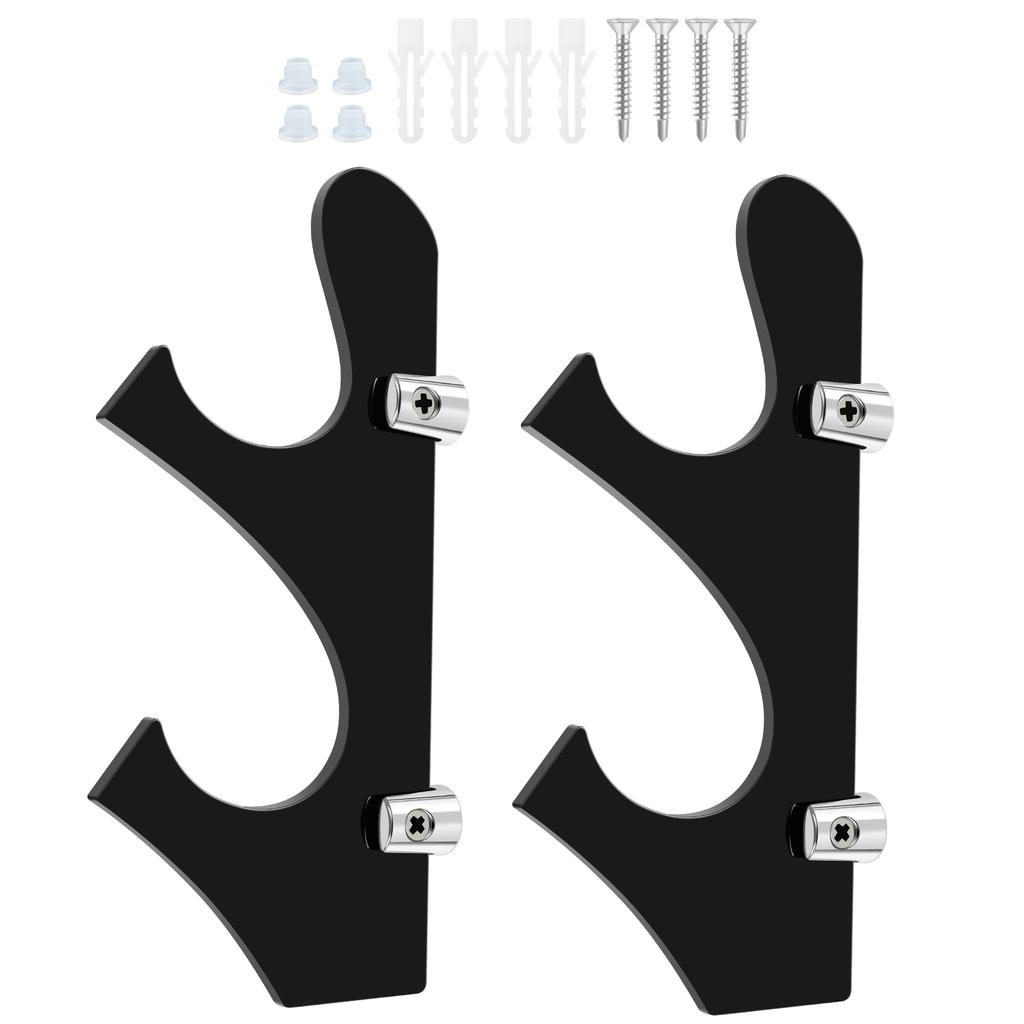 2/4Pcs Lightsaber Display Stand Wall Mount Acrylic Sword Holder Home Decorative Display Rack for Samurai Swords Light Saber