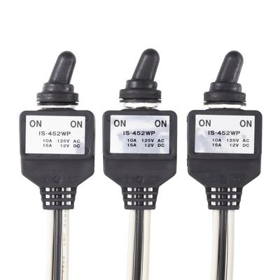 Waterproof Toggle Switch Waterproof Rubber Gasket Set ON-ON IS-452WP (hexagon Nut, Cap, Included) 3-piece