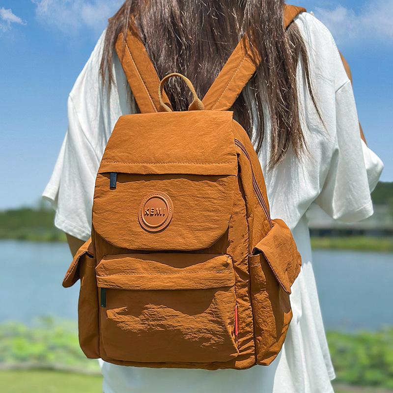 Schoolbag New Japanese Outdoor Lightweight Fashion Schoolbag Backpack Small Backpack Women Simple and Versatile New Travel Schoolbag Women