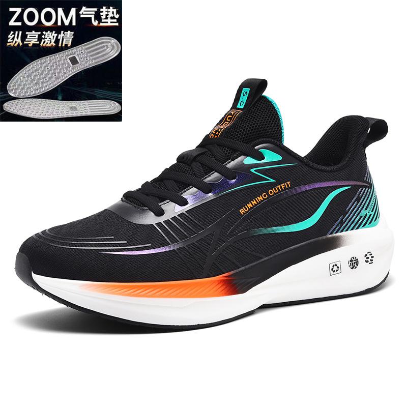 Sneakers Summer New Mesh Breathable Carbon Plate Lightweight Racing Shoes Shock Absorption