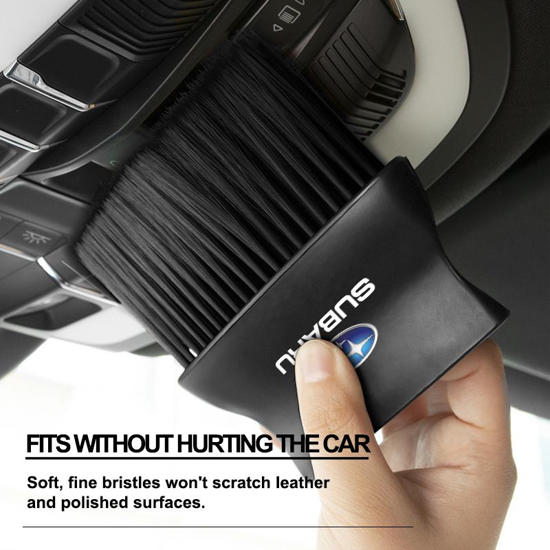 1Pcs Car Dedusting Brush Air Outlet Cleaning Brush Car Accessories For Subaru Forester impreza Outback Legacy Tribecacar WRC XV Car Accessories